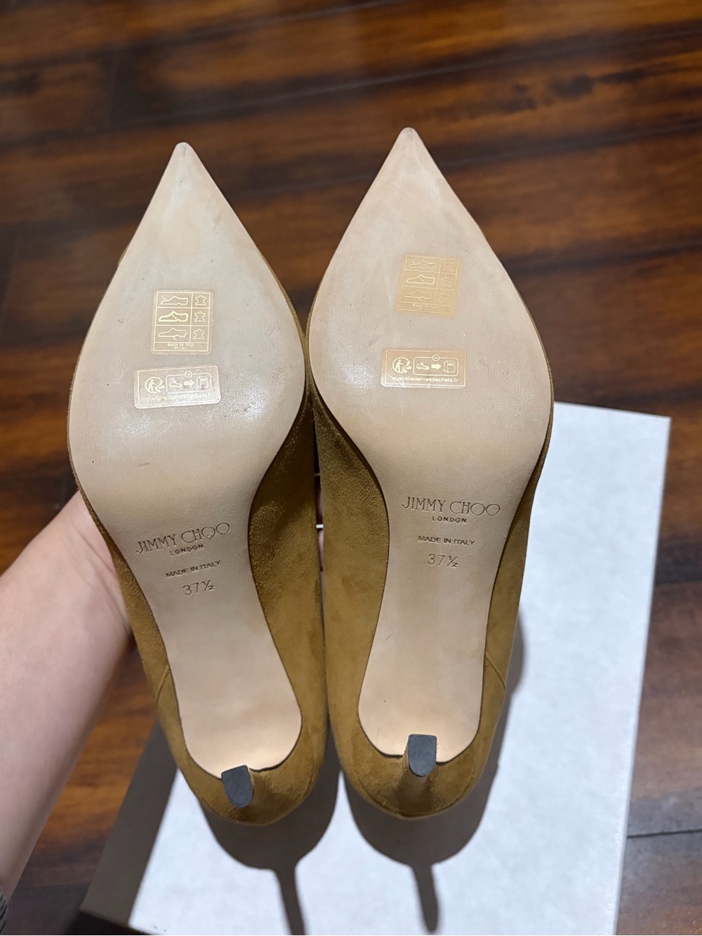 Jimmy Choo Cass 95 in Camel - Picture 5 of 9